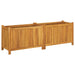 Jardinieră de grădină cu căptușeală 153x38,5x50 cm, lemn acacia - WALTI WALTI