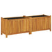 Jardinieră de grădină cu căptușeală 153x38,5x50 cm, lemn acacia - WALTI WALTI