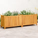 Jardinieră de grădină cu căptușeală 153x38,5x50 cm, lemn acacia - WALTI WALTI