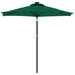 Umbrelă soare de grădină stâlp din lemn verde 225x225x212 cm - WALTI WALTI