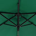 Umbrelă soare de grădină stâlp din lemn verde 225x225x212 cm - WALTI WALTI