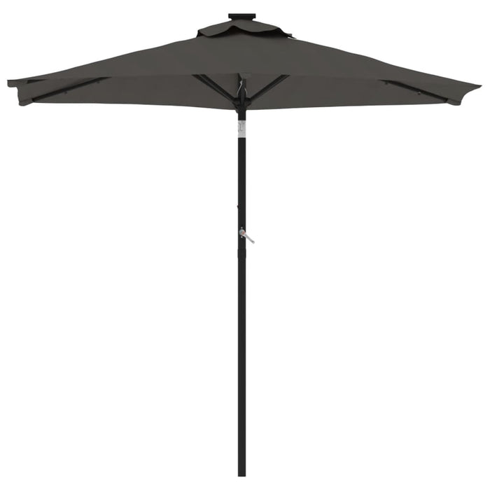 Umbrelă soare de grădină stâlp din oțel antracit 225x225x212 cm - WALTI WALTI