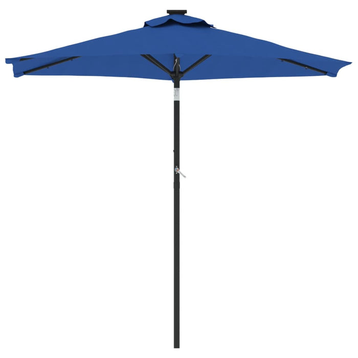 Umbrelă soare grădină stâlp din oțel/LED antracit 225x225x212cm - WALTI WALTI