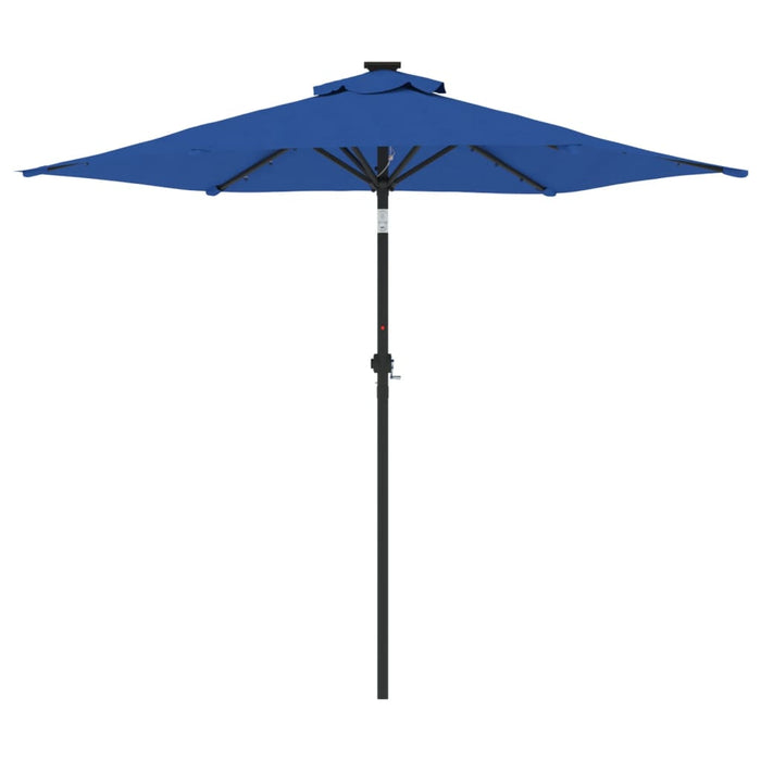 Umbrelă soare grădină stâlp din oțel/LED antracit 225x225x212cm - WALTI WALTI