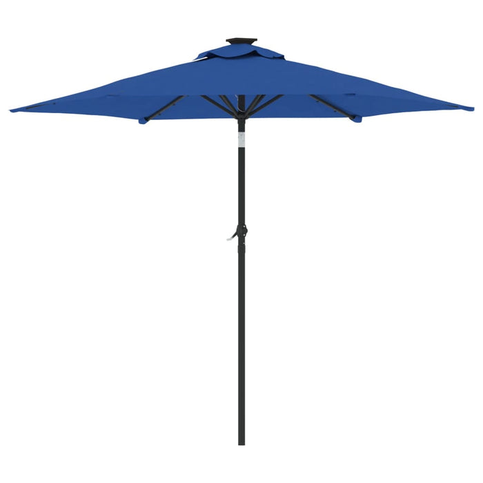 Umbrelă soare grădină stâlp din oțel/LED antracit 225x225x212cm - WALTI WALTI