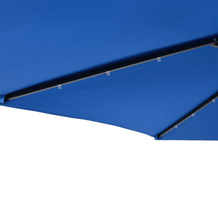 Umbrelă soare grădină stâlp din oțel/LED antracit 225x225x212cm - WALTI WALTI