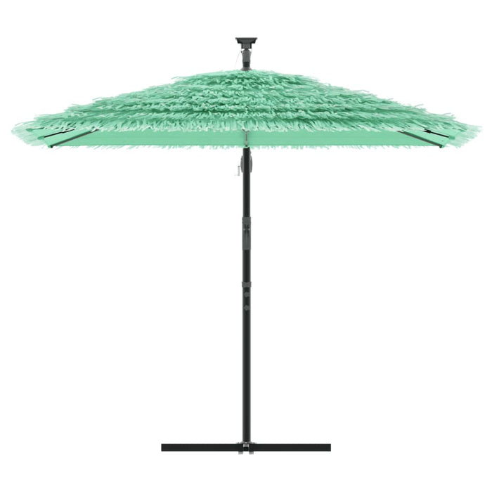 Umbrelă soare de grădină cu stâlp din oțel verde 246x246x230 cm - WALTI WALTI