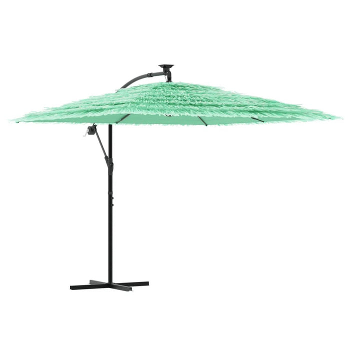 Umbrelă soare de grădină cu stâlp din oțel, verde 269x269x235cm - WALTI WALTI