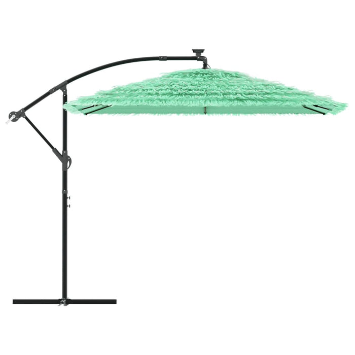 Umbrelă soare de grădină cu stâlp din oțel, verde 269x269x235cm - WALTI WALTI