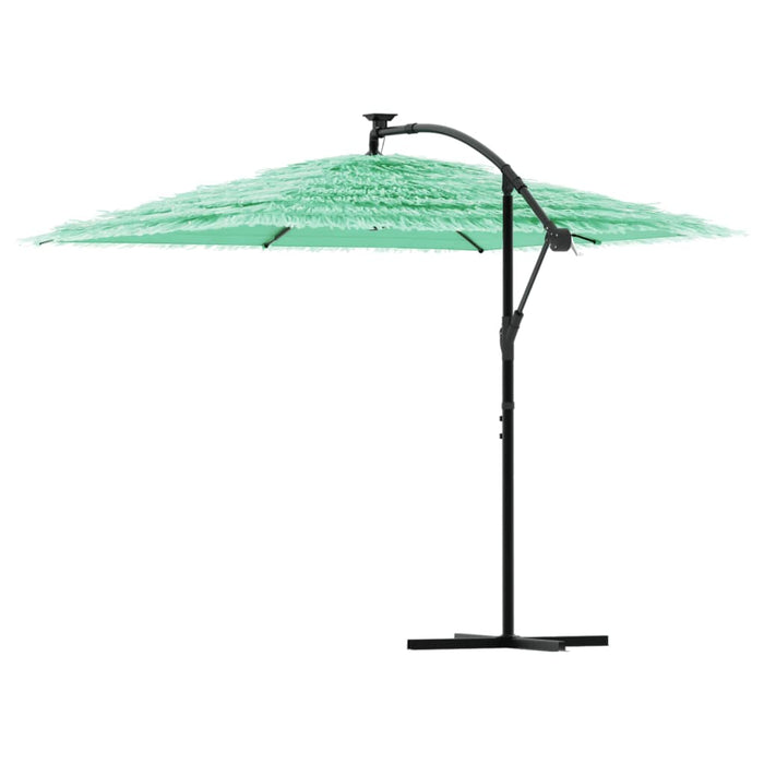 Umbrelă soare de grădină cu stâlp din oțel, verde 269x269x235cm - WALTI WALTI