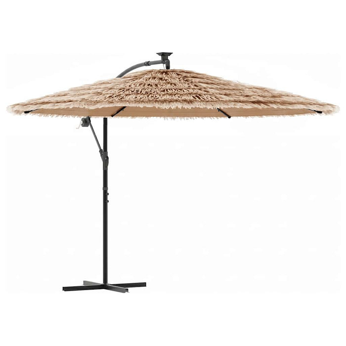 Umbrelă soare de grădină cu stâlp din oțel, maro 290x290x238 cm - WALTI WALTI