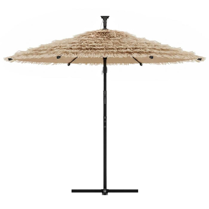 Umbrelă soare de grădină cu stâlp din oțel, maro 290x290x238 cm - WALTI WALTI