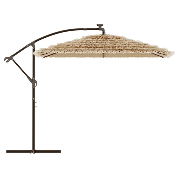 Umbrelă soare de grădină cu stâlp din oțel, maro 290x290x238 cm - WALTI WALTI