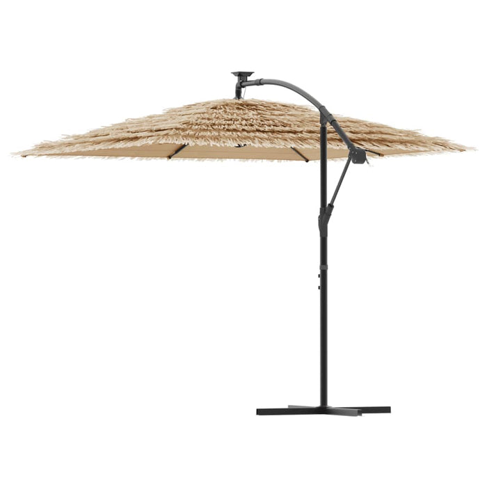 Umbrelă soare de grădină cu stâlp din oțel, maro 290x290x238 cm - WALTI WALTI