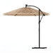 Umbrelă soare de grădină cu stâlp din oțel, maro 290x290x238 cm - WALTI WALTI