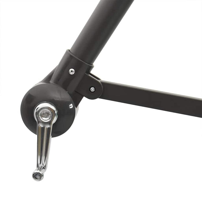 Umbrelă soare de grădină cu stâlp din oțel, maro 290x290x238 cm - WALTI WALTI