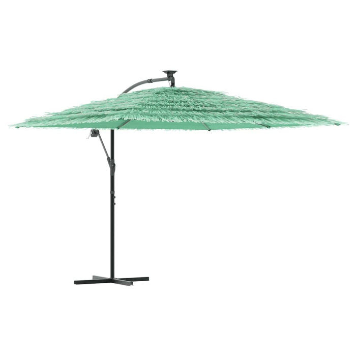 Umbrelă soare de grădină cu stâlp din oțel verde 290x290x238 cm - WALTI WALTI