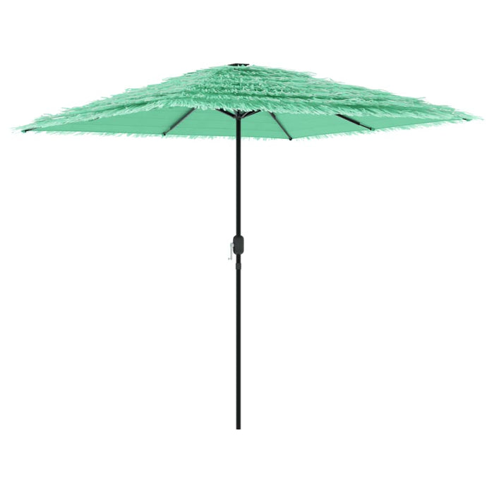 Umbrelă soare de grădină cu stâlp din oțel verde 248x248x248 cm - WALTI WALTI