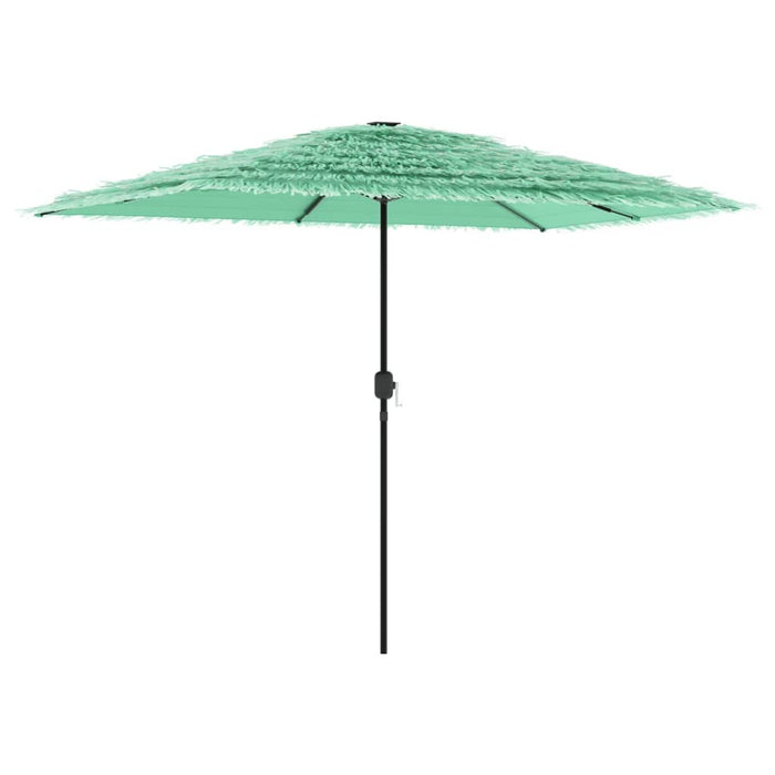 Umbrelă soare de grădină cu stâlp din oțel verde 300x200x250 cm - WALTI WALTI