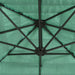 Umbrelă soare de grădină cu stâlp din oțel verde 300x200x250 cm - WALTI WALTI