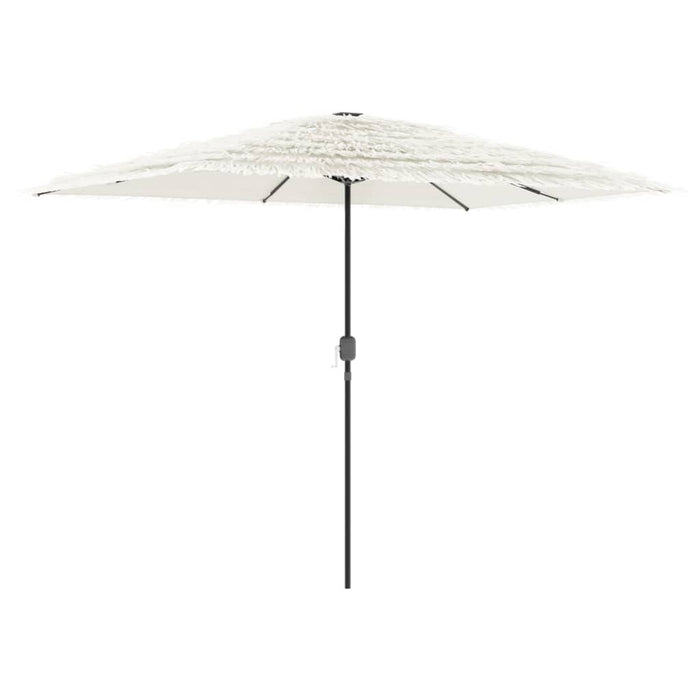 Umbrelă soare de grădină cu stâlp din oțel, alb 300x200x250 cm - WALTI WALTI