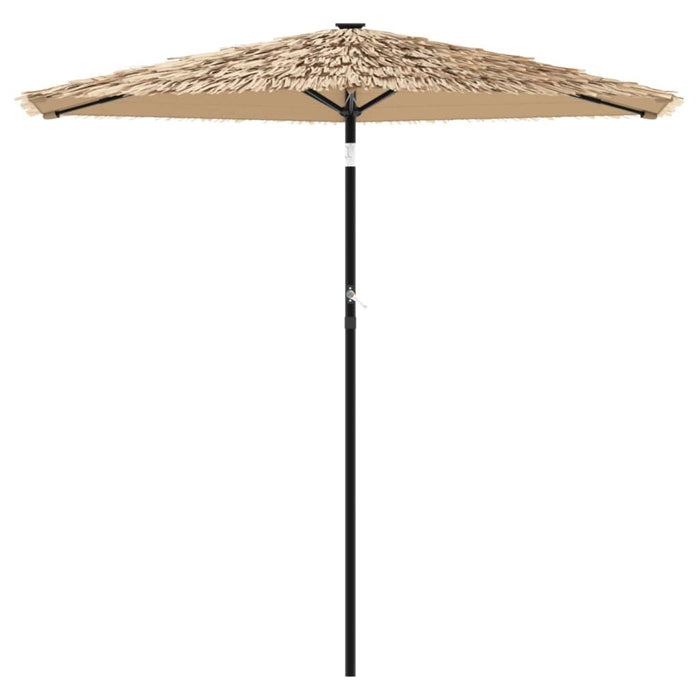 Umbrelă soare de grădină cu stâlp din oțel, maro 223x223x213 cm - WALTI WALTI