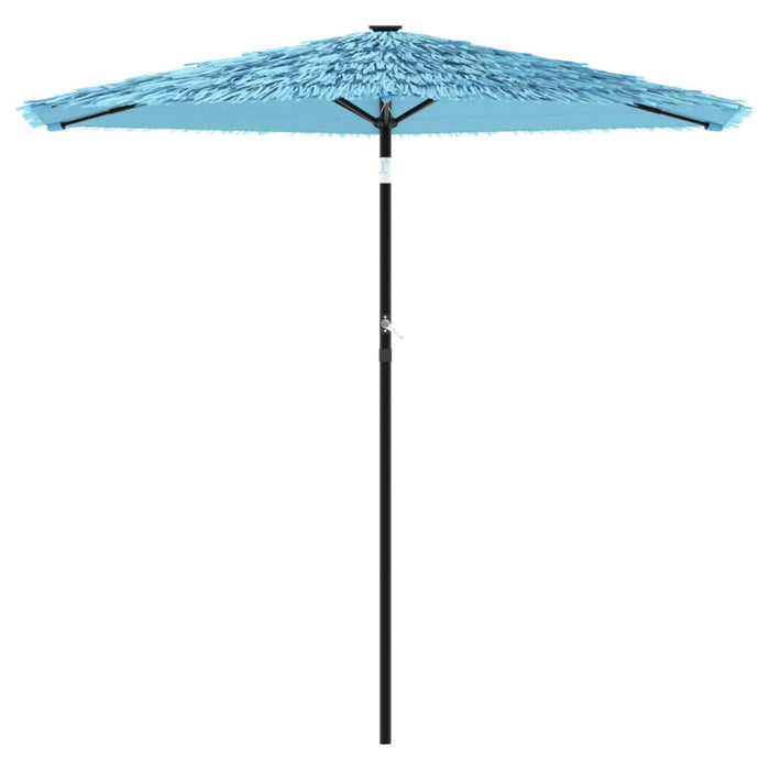 Umbrelă soare de grădină stâlp din oțel, albastru 223x223x213cm - WALTI WALTI