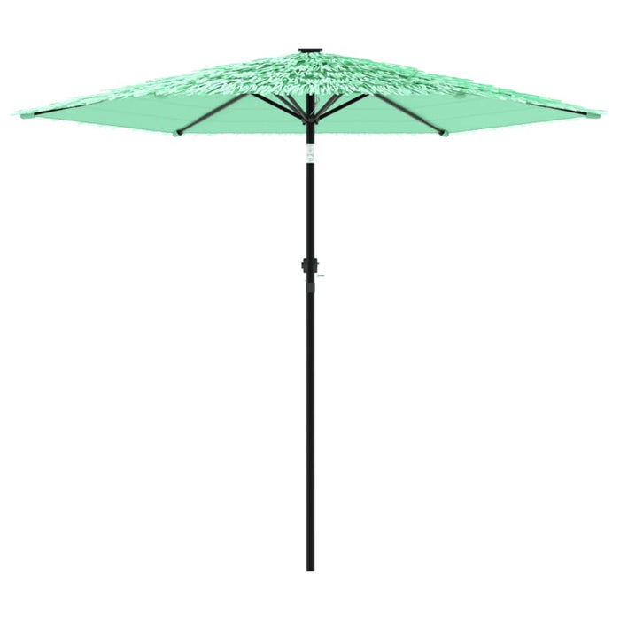 Umbrelă soare de grădină stâlp din lemn verde 223x223x213 cm - WALTI WALTI