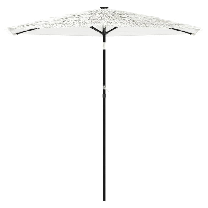 Umbrelă soare de grădină stâlp din oțel, alb 223x223x213cm - WALTI WALTI