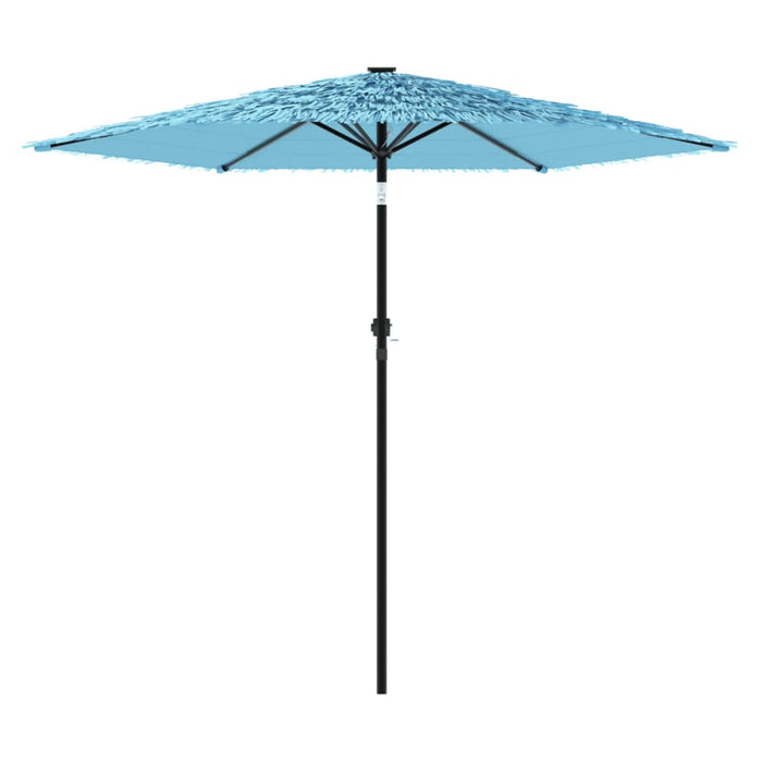 Umbrelă soare de grădină stâlp din oțel, albastru 268x268x226cm - WALTI WALTI