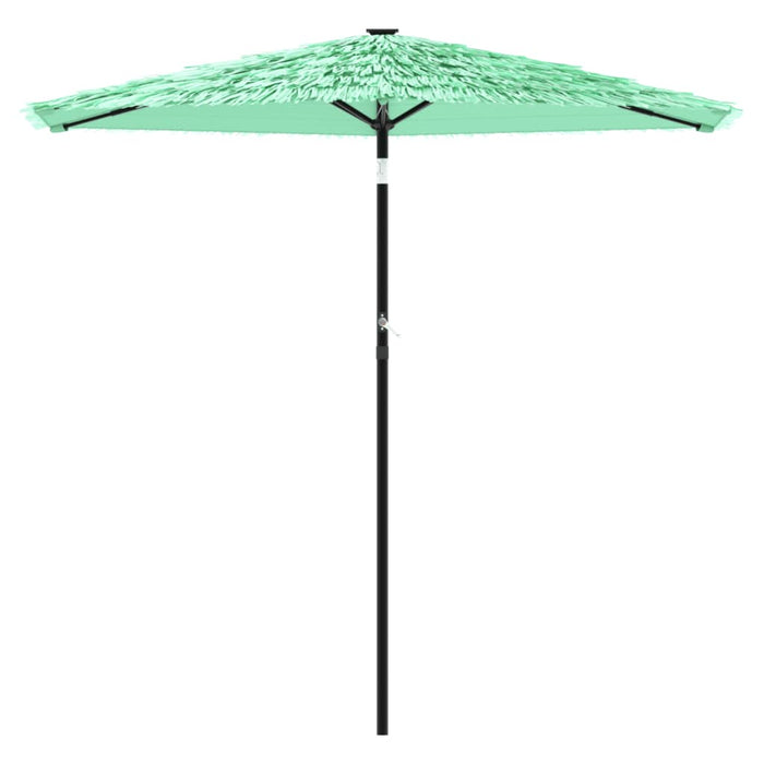 Umbrelă soare de grădină cu stâlp din oțel verde 268x268x226 cm - WALTI WALTI