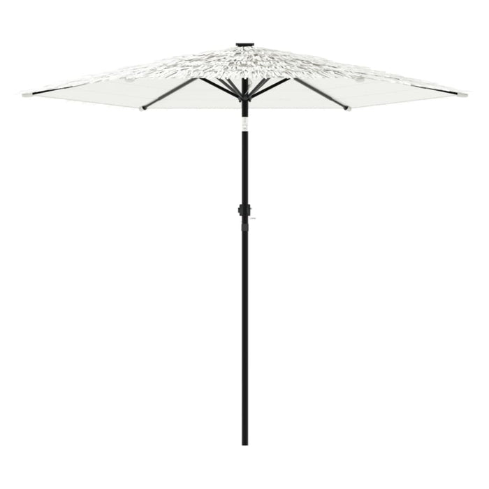 Umbrelă soare de grădină stâlp din oțel, alb 268x268x226cm - WALTI WALTI