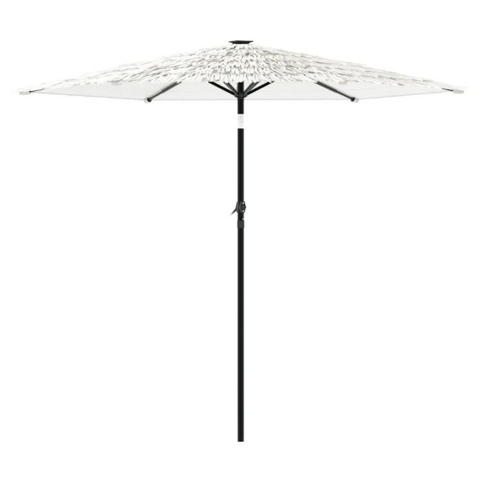 Umbrelă soare de grădină stâlp din oțel, alb 268x268x226cm - WALTI WALTI