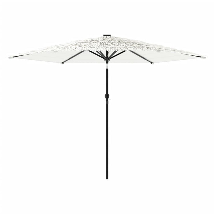 Umbrelă soare de grădină stâlp din oțel, alb 288x288x225cm - WALTI WALTI