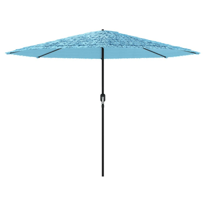 Umbrelă soare de grădină stâlp din oțel, albastru 324x324x247cm - WALTI WALTI