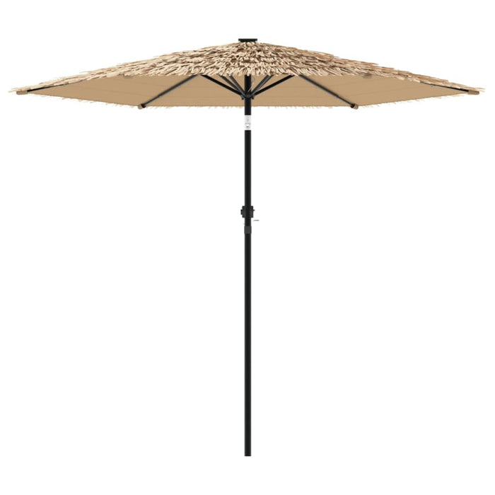 Umbrelă soare de grădină cu stâlp din oțel, maro 223x223x213 cm - WALTI WALTI