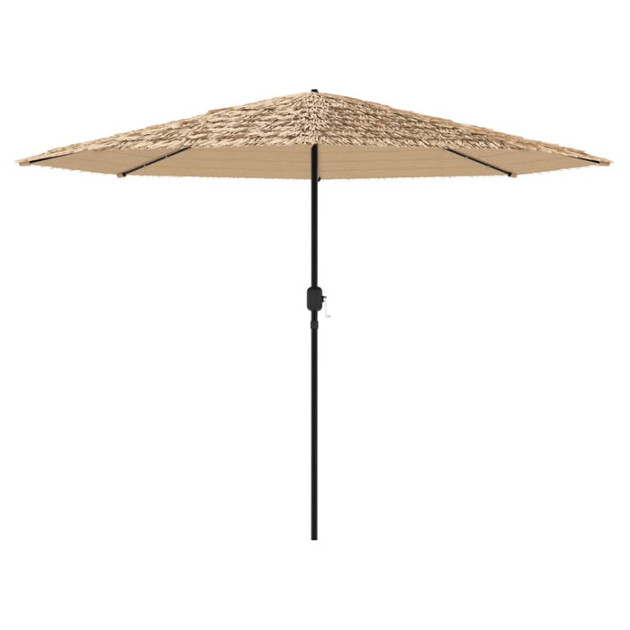 Umbrelă soare de grădină cu stâlp din oțel, maro 324x324x247 cm - WALTI WALTI