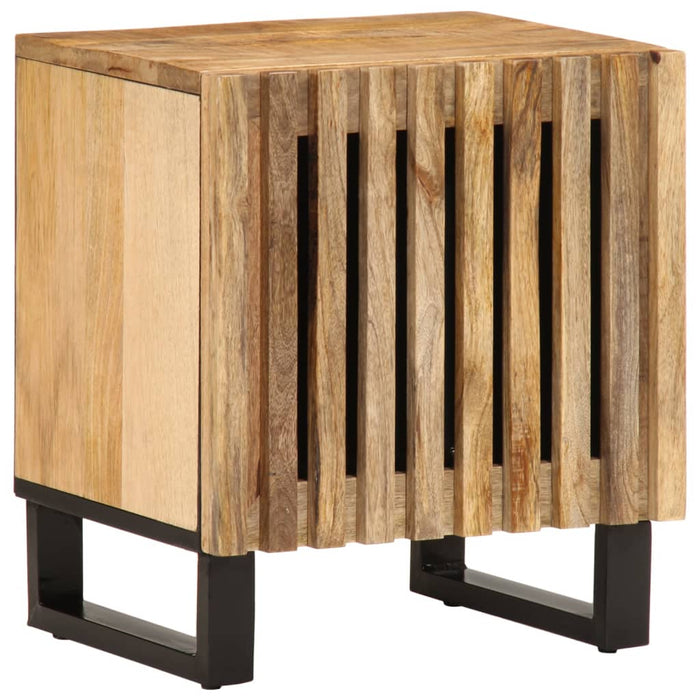 Noptiere, 2 buc., 40x34x46 cm, lemn masiv de mango brut WALTI