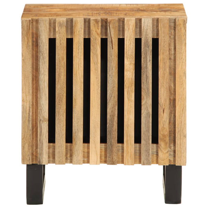 Noptiere, 2 buc., 40x34x46 cm, lemn masiv de mango brut WALTI