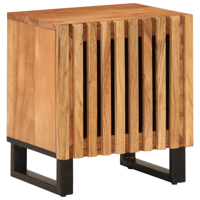 Noptiere, 2 buc., 40x34x46 cm, lemn masiv de acacia - WALTI WALTI