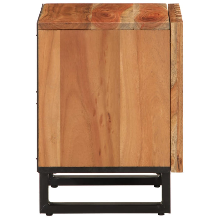Noptiere, 2 buc., 40x34x46 cm, lemn masiv de acacia - WALTI WALTI