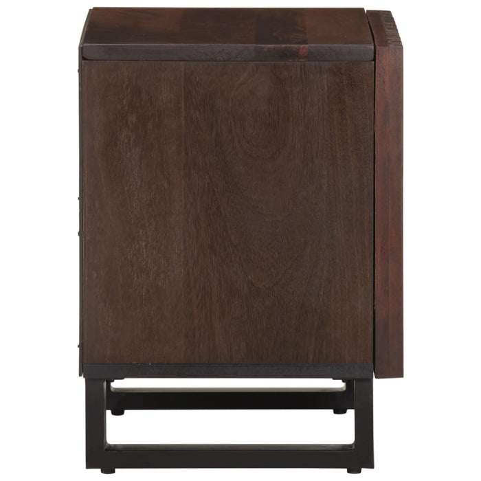 Noptiere, 2 buc., 40x34x46 cm, lemn masiv de acacia WALTI