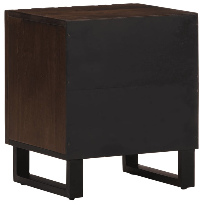 Noptiere, 2 buc., 40x34x46 cm, lemn masiv de acacia WALTI
