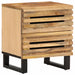 Noptiere, 2 buc., 40x34x46 cm, lemn masiv de mango brut - WALTI WALTI