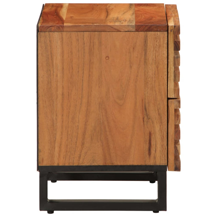 Noptiere, 2 buc., 40x34x46 cm, lemn masiv de acacia - WALTI WALTI