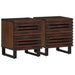 Noptiere, 2 buc., 40x34x46 cm, lemn masiv de acacia - WALTI WALTI