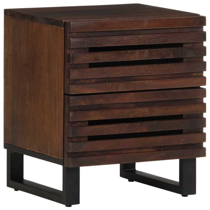 Noptiere, 2 buc., 40x34x46 cm, lemn masiv de acacia - WALTI WALTI