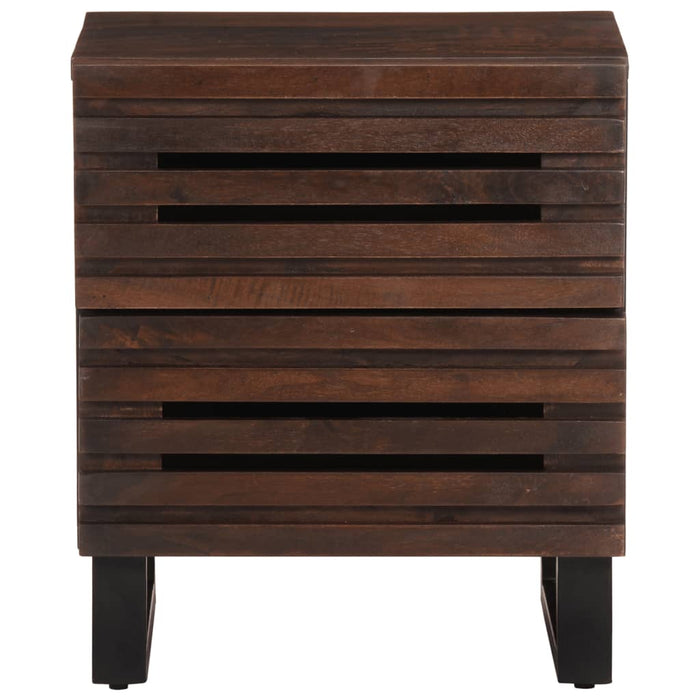 Noptiere, 2 buc., 40x34x46 cm, lemn masiv de acacia - WALTI WALTI