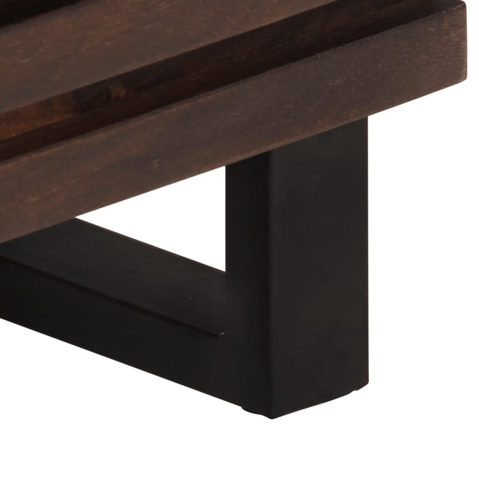 Noptiere, 2 buc., 40x34x46 cm, lemn masiv de acacia - WALTI WALTI