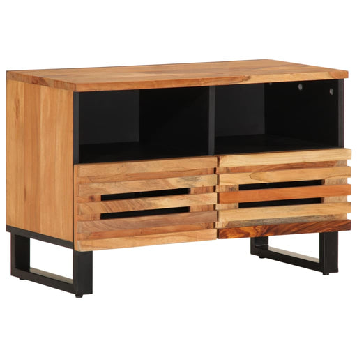 Dulap TV, 70x34x46 cm, lemn masiv de acacia - WALTI WALTI